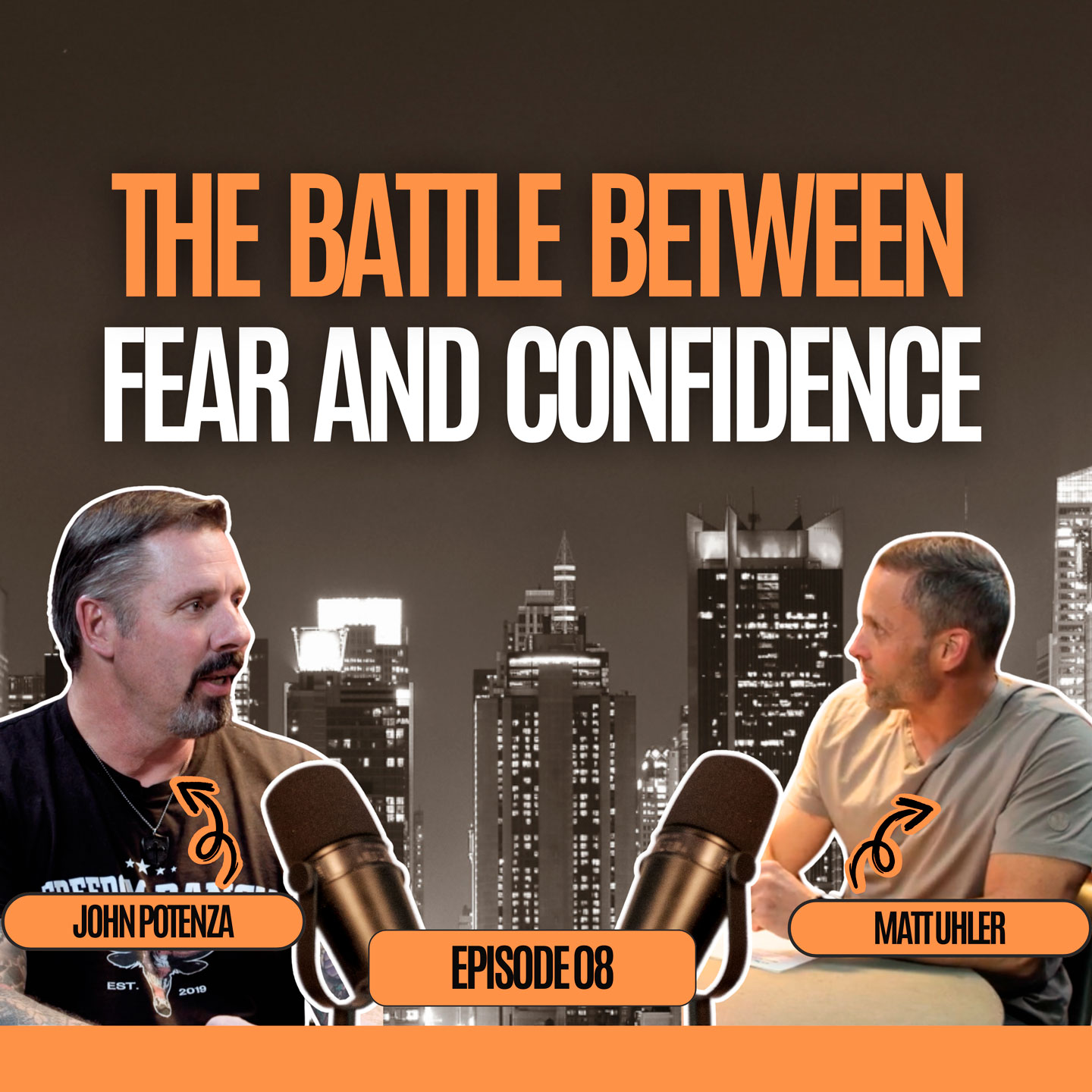 The battle between fear and confidence